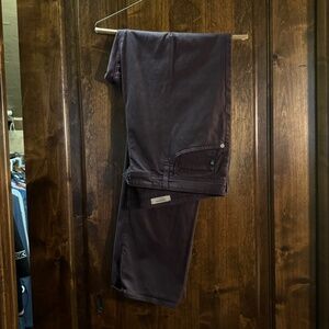 AG Graduate SUD SUEDED TAILORED LEG, Purple, 38x34